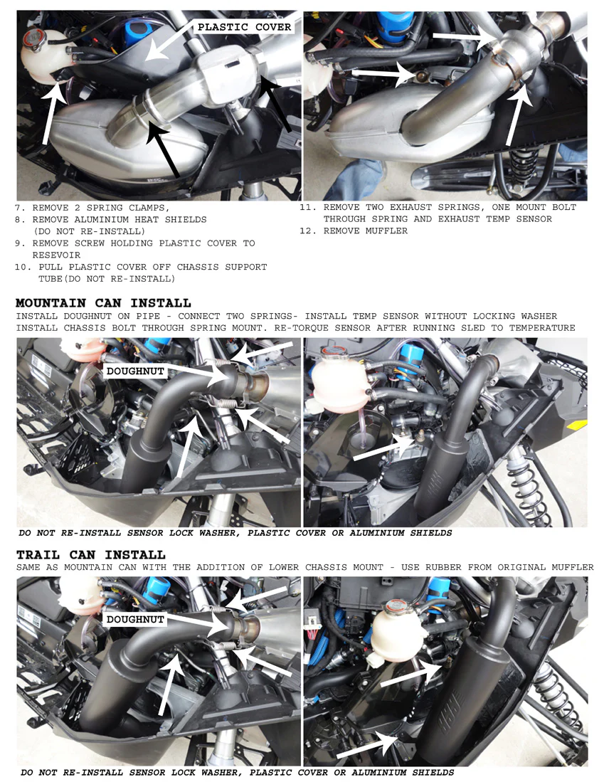 2017-2023 Ski-Doo Gen 4 850 E-TEC Mountain Muffler - Image 12