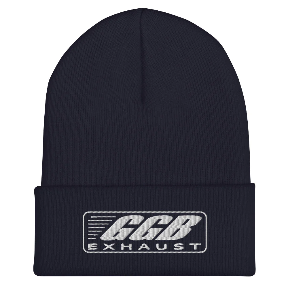 GGB Cuffed Beanie White Logo - Image 3